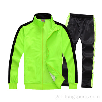 Fashion Zipper Fitness ρούχα Casual Mens Tracksuit